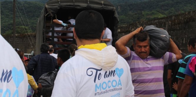 Jornada de entrega de ayudas en Mocoa