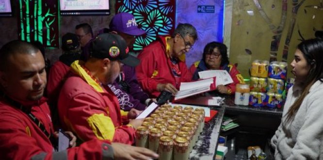 Operativo de bares en la Cra 99