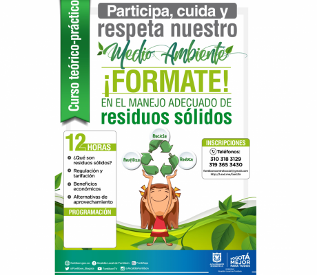 Convocatorias en el Manejo Adecuado de Residuos Solidos